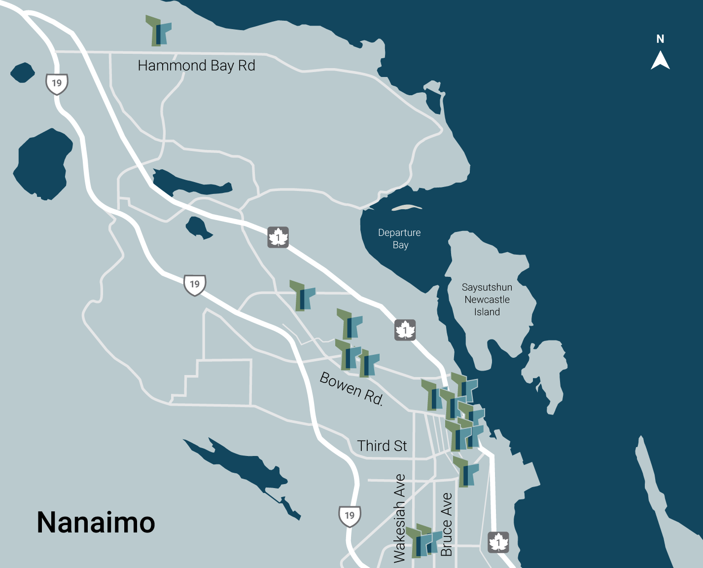Nanaimo Map